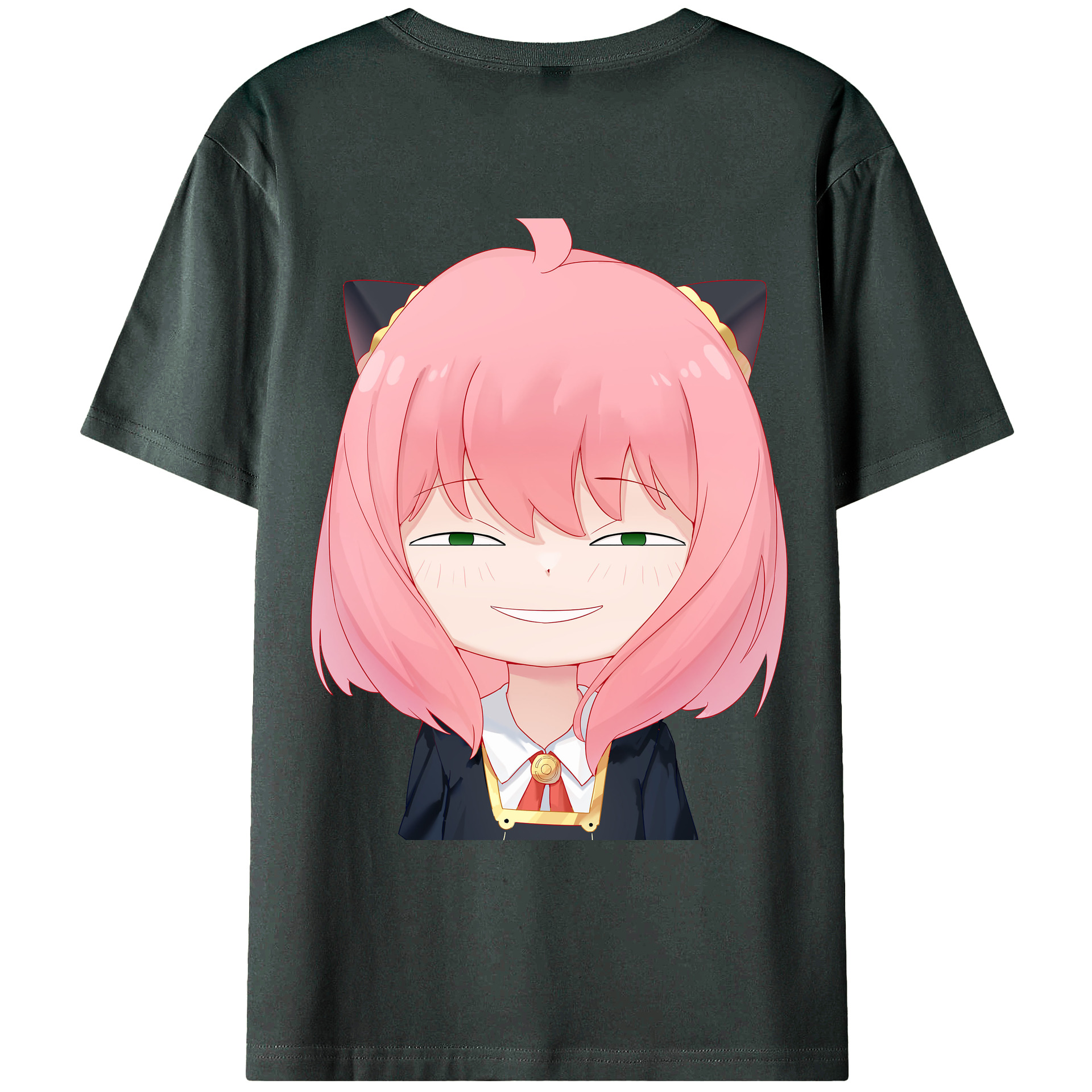 （画像用） SPY×FAMILY间谍家家酒 綿100％ メンズ半袖Tシャツ（バックプリント） 通気性